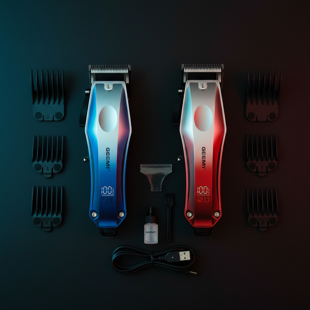 Geemy GM-6718 Flat Lay Both Colors