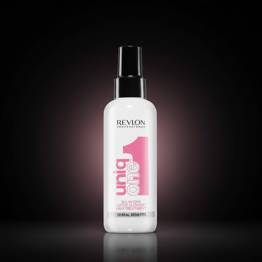 Revlon Uniq One Lotus Flower Hair Treatment - Premium Dark Background