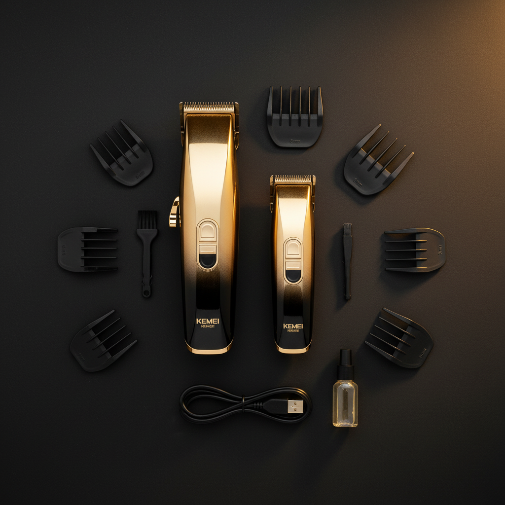 Kemei KM-8501 Flat Lay